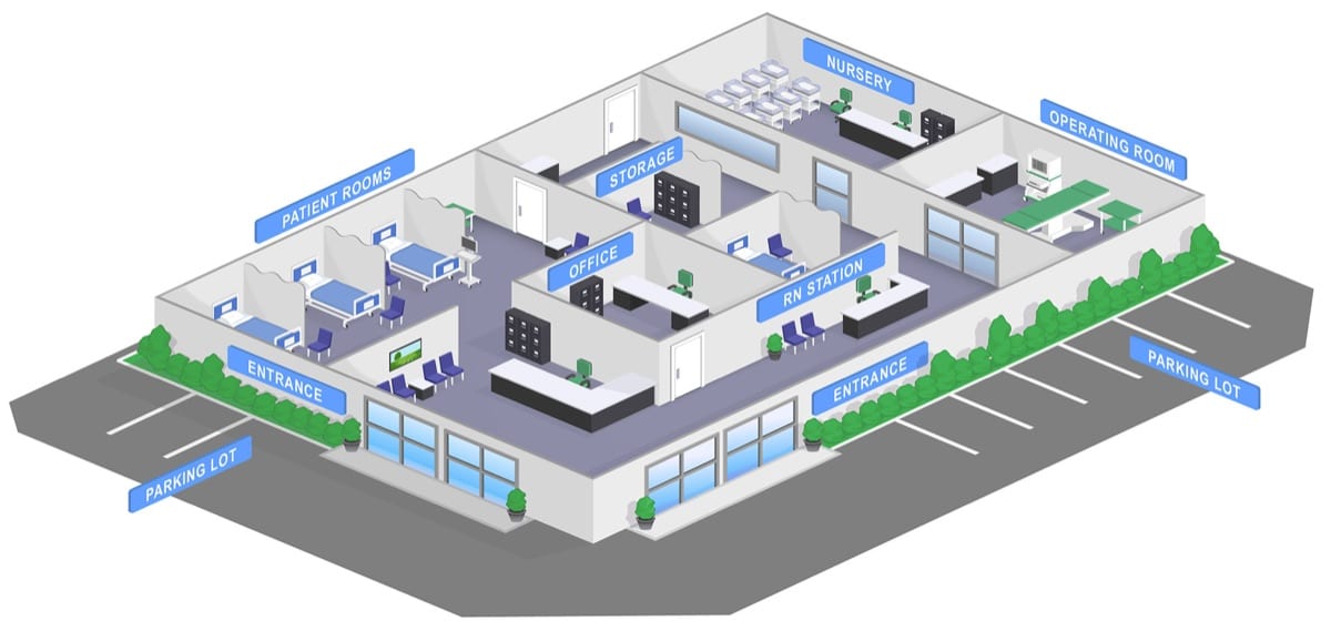 hospital layout