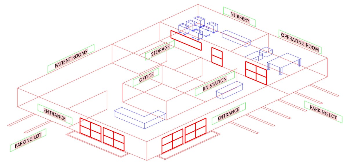 hospital layout, image 2